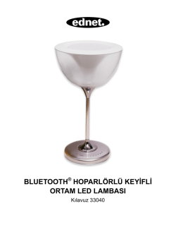 bluetooth hoparl&ouml;rl&uuml; keyifli ortam led lambası