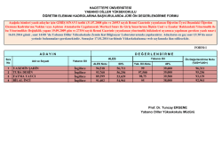 30.12.2013 okutman alımı &ouml;n değerlendirme sonu&ccedil;ları