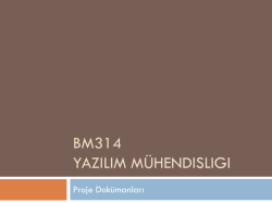 BM314 YazIlIm Mühendisligi
