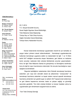 03.11.2014 T.C. Sosyal Güvenlik Kurumu, Genel Sağlık Sigortası