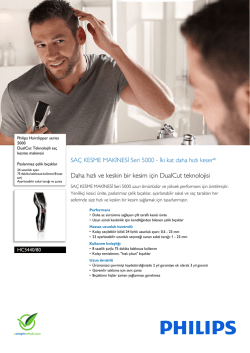 HC5440/80 Philips DualCut Teknolojili saç kesme makinesi