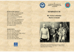 sempozyum - Marmara Üniversitesi