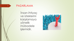 B&ouml;l&uuml;m5-Pazarlama