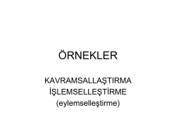 &Ouml;RNEKLER - yarbis