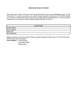 ADI SOYADI BEH&Ccedil;ET ERDEN OLCAY YEŞİLLER ALPER TAN ASLI