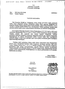 Valilik İzni İçin Tıklayınız