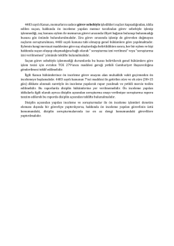 4483 sayılı Kanun kapsamında &ouml;n inceleme yapan &ouml;n incelemeci