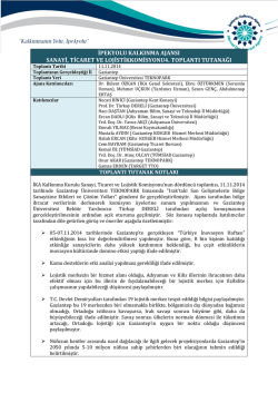 4. Toplantı Tutanağı - İpekyolu Kalkınma Ajansı
