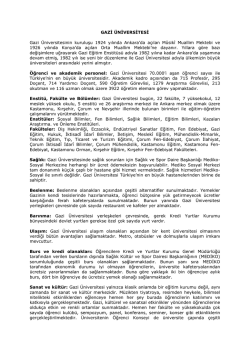 Cumhuriyetle Yaşıt K&ouml;kl&uuml; Bir &Uuml;niversite