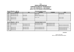 &Uuml;retimde Kalite Kontrol - D&uuml;zce &Uuml;niversitesi G&uuml;m&uuml;şova Meslek