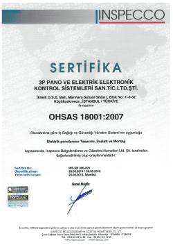 ohsas 18001 : 2007 ( t&uuml;rk&ccedil;e )