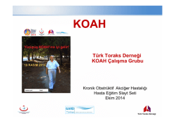 KOAH Hasta Egitim Seti 2014