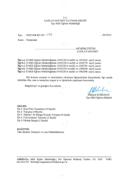 Kutlu doğum Haftası Yarışması