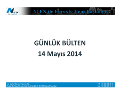 G&Uuml;NL&Uuml;K B&Uuml;LTEN 14 Mayıs 2014