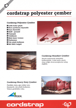 cordstrap polyester &ccedil;ember