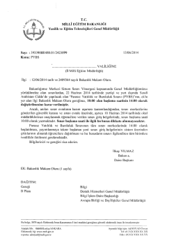 MİLL&Icirc; EĞİTİM BAKANLIĞI Yenilik ve Eğitim Teknolojileri Genel