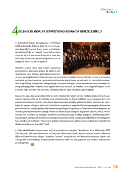 123 KB - TMMOB Gıda M&uuml;hendisleri Odası
