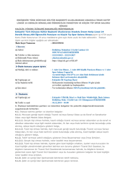 İlan metni i&ccedil;in tıklayınız