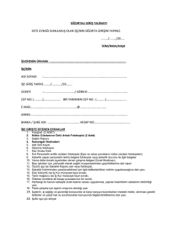 ssklı işe giriş talimatı