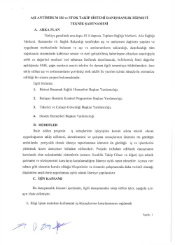 AŞI ANTİSERUM ISI ve STOK TAKİP SİSTEMİ