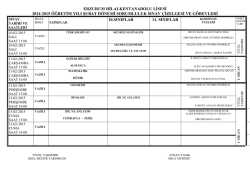 erzurum hilalkentanadolu lisesi 2014