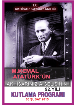 5 Şubat 2015 - Akhisar İl&ccedil;e Milli Eğitim M&uuml;d&uuml;rl&uuml;ğ&uuml;