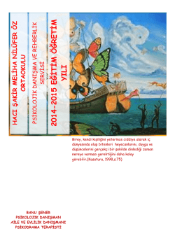 2014 - 2015 E ĞİT İM &Ouml; ĞRE T İM Y ILI