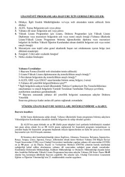 1. Dilekçe - Uludağ Üniversitesi