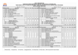 dersler - Osmancık &Ouml;mer Derindere Meslek Y&uuml;ksekokulu