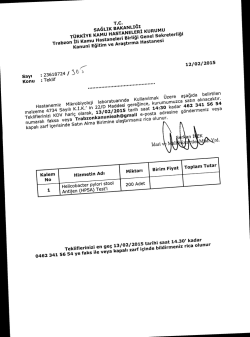 14:30 kadar 462 341 56 54 Tutar