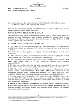 hac kayıt yenilemeleri başladı