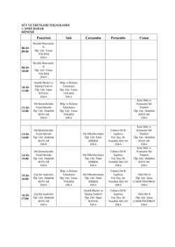 S&uuml;t ve &Uuml;r&uuml;nleri Teknoloji