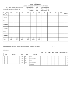 Ders G&uuml;n (1) - Kartal Mehmet Akif Ersoy Anadolu İmam Hatip Lisesi
