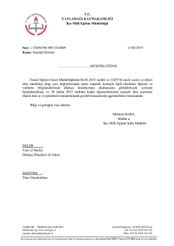 Se&ccedil;meli Dersler - yayladağı il&ccedil;e mill&icirc; eğitim m&uuml;d&uuml;rl&uuml;ğ&uuml;