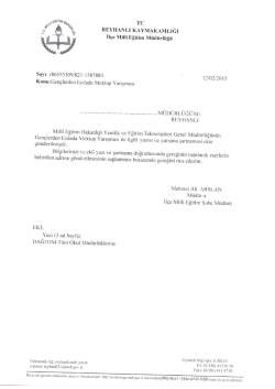 Gen&ccedil;lerden Ecdada Mektup Yarışması