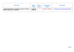 Acıbadem &Uuml;niversitesi Araştırma G&ouml;revlisi Alım İlanı