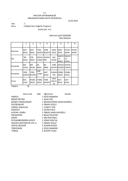 6-C Sınıfı