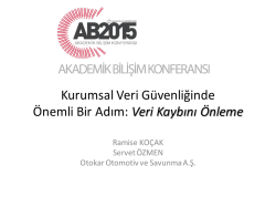 Kurumsal Veri G&uuml;venliğinde &Ouml;nemli Bir Adım: Veri Kaybını &Ouml;nleme