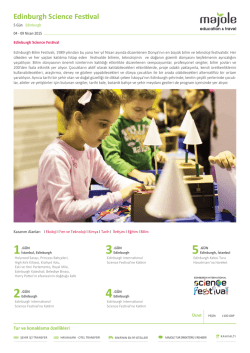 Edinburgh Science Festival