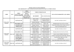 AİLE HEKİMİ EROL AYDIN HATĠCE KARAYEL AKSEL TOL