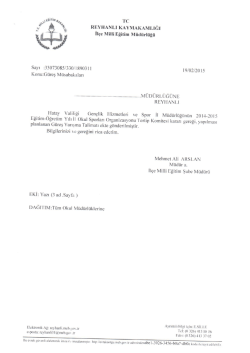 G&uuml;reş M&uuml;sabakaları - reyhanlı il&ccedil;e mill&icirc; eğitim m&uuml;d&uuml;rl&uuml;ğ&uuml;