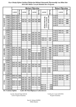 Matematik &Ouml;ğretmenliği