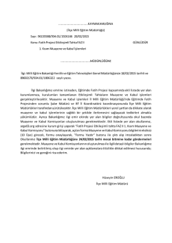 m&uuml;d&uuml;rl&uuml;ğ&uuml;m&uuml;z&uuml;n konuyla ilgili yazısı i&ccedil;in tıklayınız