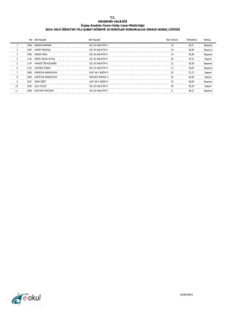 sorumluluk sınav sonu&ccedil;ları