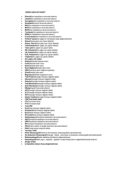 Denge Tıp Merkezi Erkek Check Up