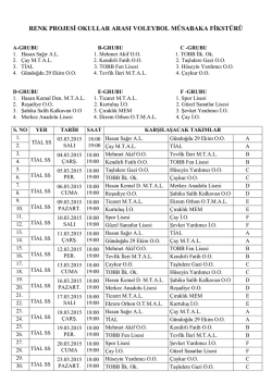 Fixtüre erişmek için tıklayınız.