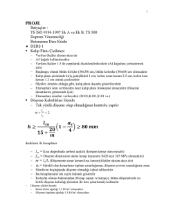 TS ISO 9194-1997 Ek A ve Ek B, TS 500 Deprem Yönetmeliği