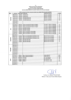 Yrd.Do&ccedil;. Dr. Mahmut YILDIZTEKİN Bitkisel ve Hayvansal &Uuml;retim