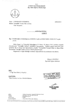 M&uuml;d&uuml;rl&uuml;ğ&uuml;m&uuml;z&uuml;n konuyla ilgili yazısı i&ccedil;in tıklayınız.
