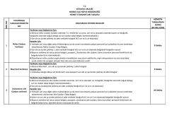 Hizmet Standartları - K&uuml;tahya İl N&uuml;fus ve Vatandaşlık M&uuml;d&uuml;rl&uuml;ğ&uuml;